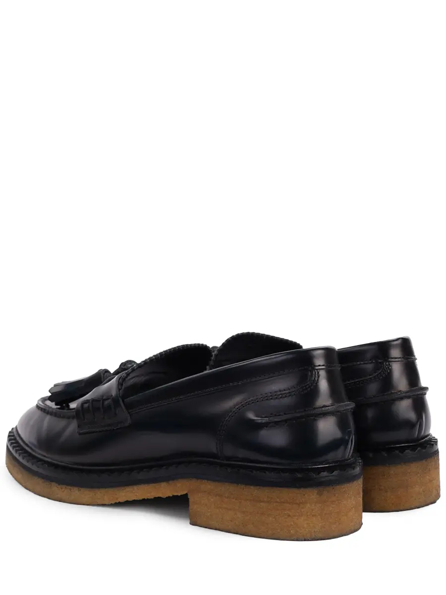 Лоферы кожаные