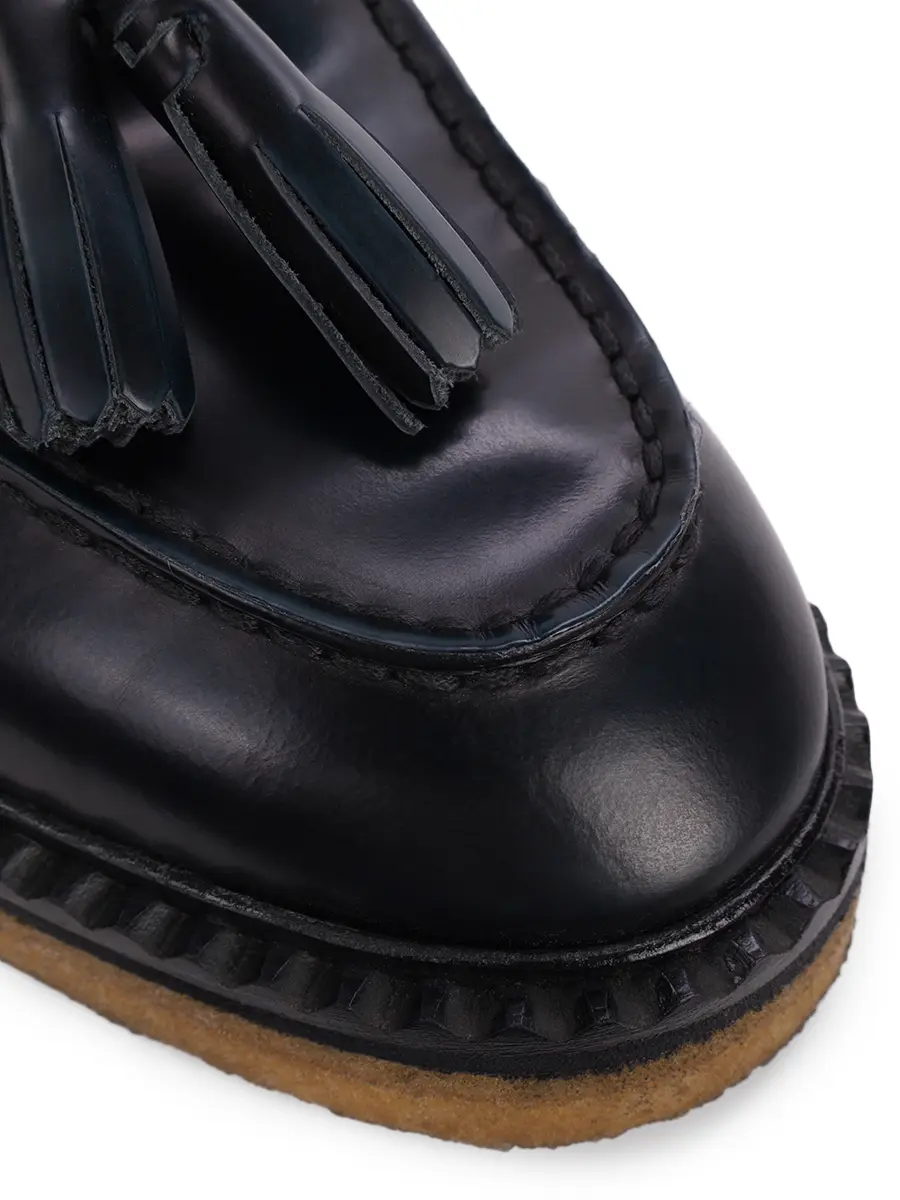 Лоферы кожаные