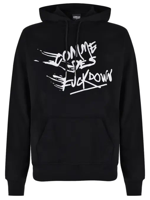 Худи хлопковое COMME DES FUCKDOWN