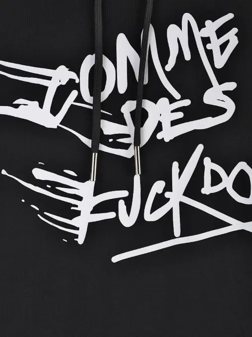 Худи хлопковое COMME DES FUCKDOWN
