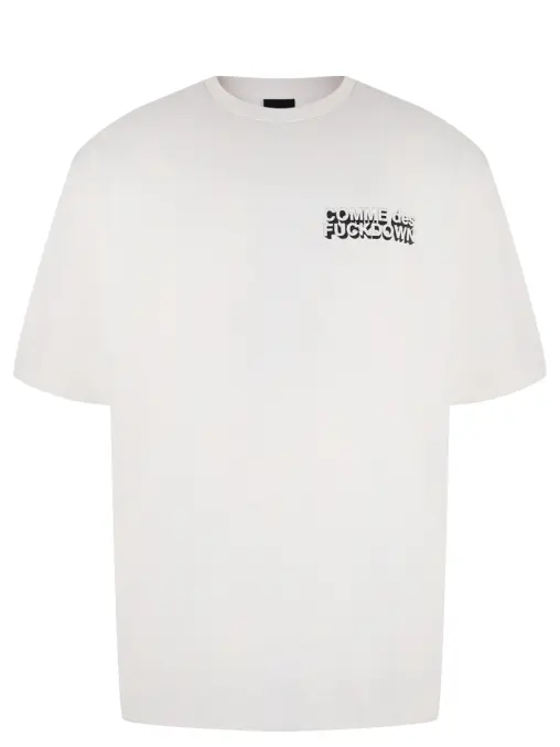 Футболка хлопковая COMME DES FUCKDOWN