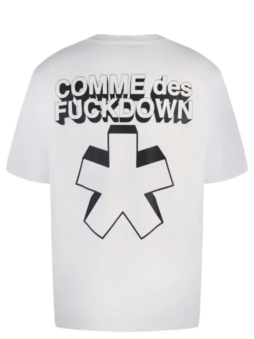 Футболка хлопковая COMME DES FUCKDOWN