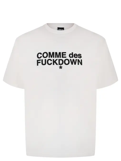 Футболка хлопковая COMME DES FUCKDOWN