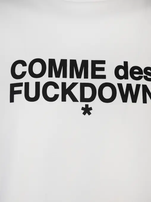 Футболка хлопковая COMME DES FUCKDOWN