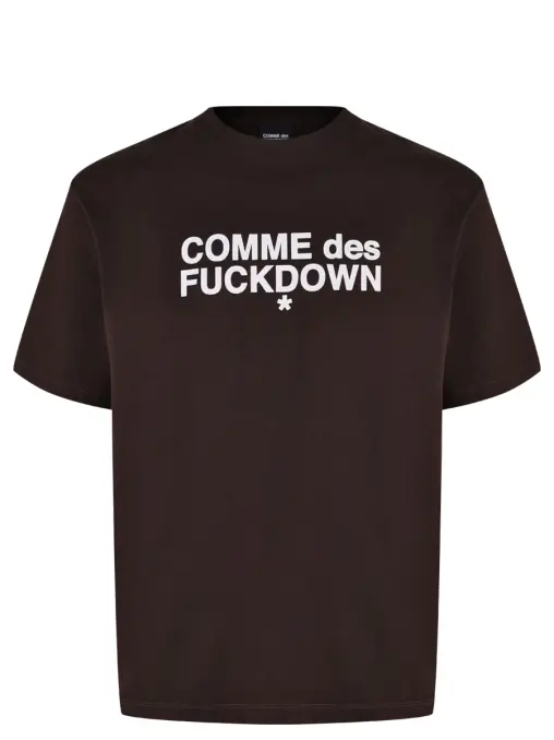 Футболка хлопковая COMME DES FUCKDOWN