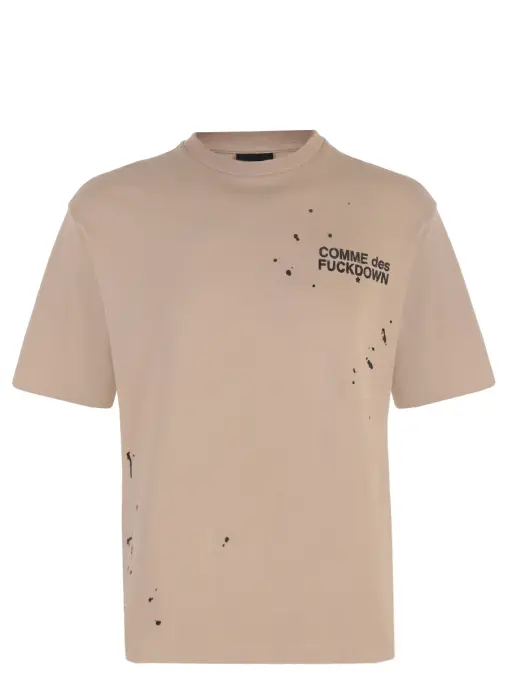 Футболка хлопковая COMME DES FUCKDOWN
