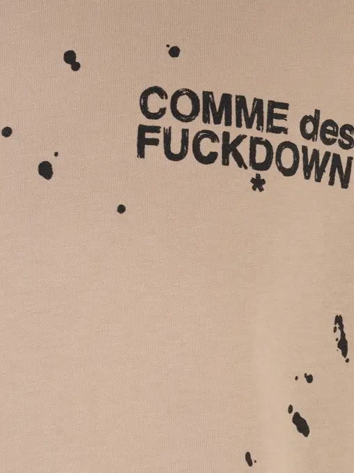 Футболка хлопковая COMME DES FUCKDOWN