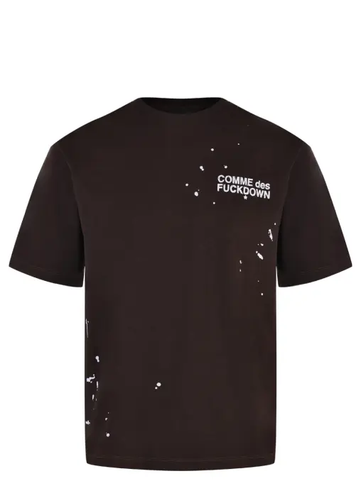 Футболка хлопковая COMME DES FUCKDOWN
