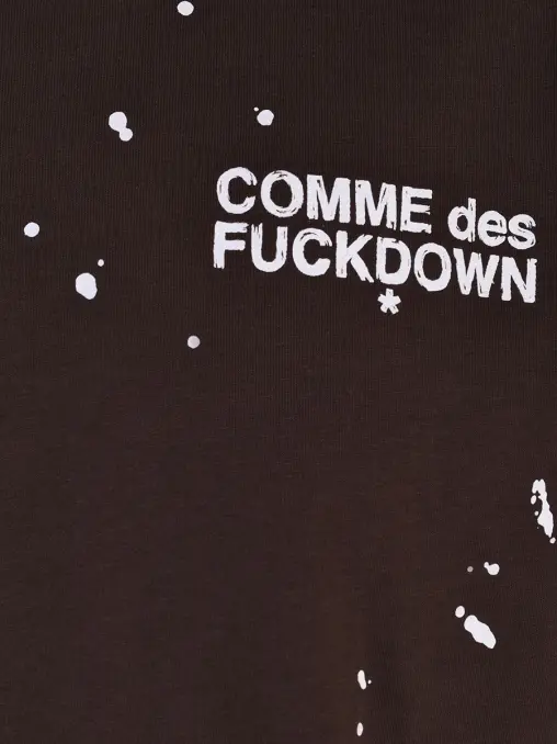 Футболка хлопковая COMME DES FUCKDOWN