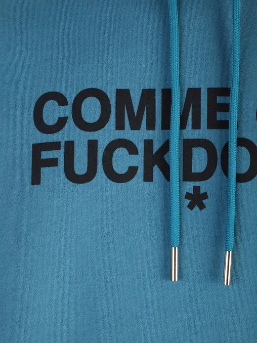 Худи хлопковое COMME DES FUCKDOWN