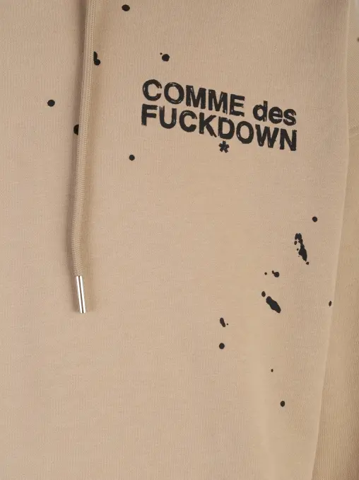 Худи хлопковое COMME DES FUCKDOWN