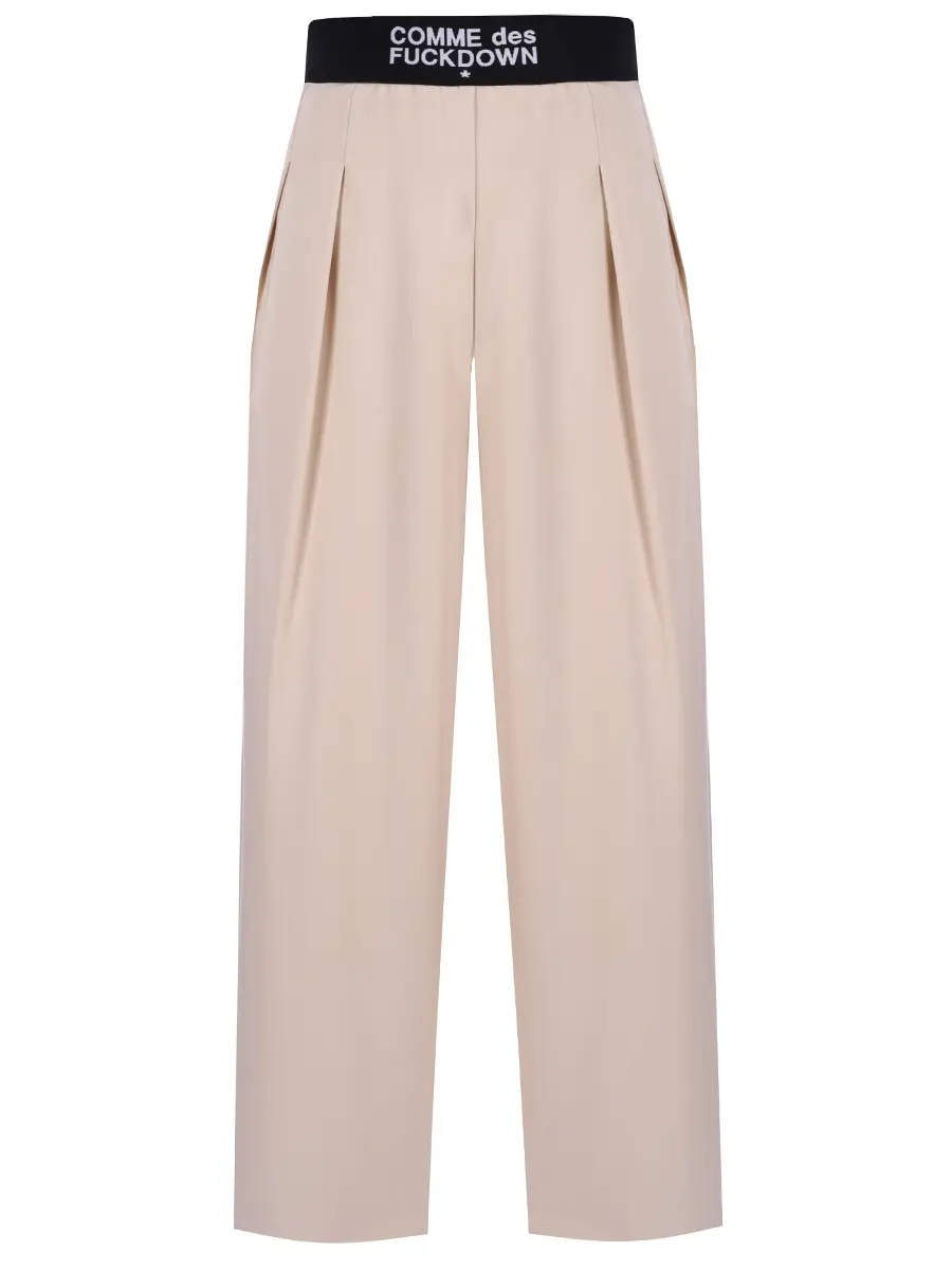 Брюки однотонные