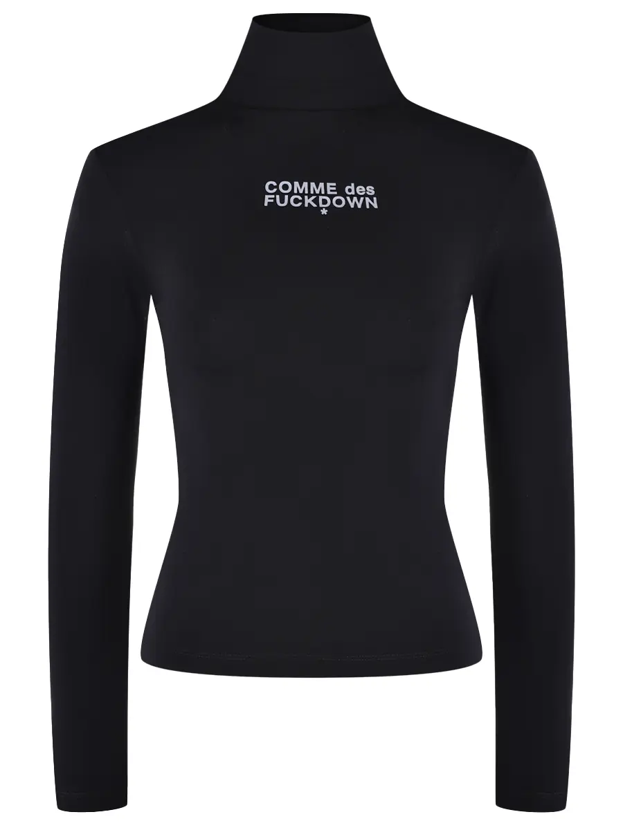 Водолазка однотонная