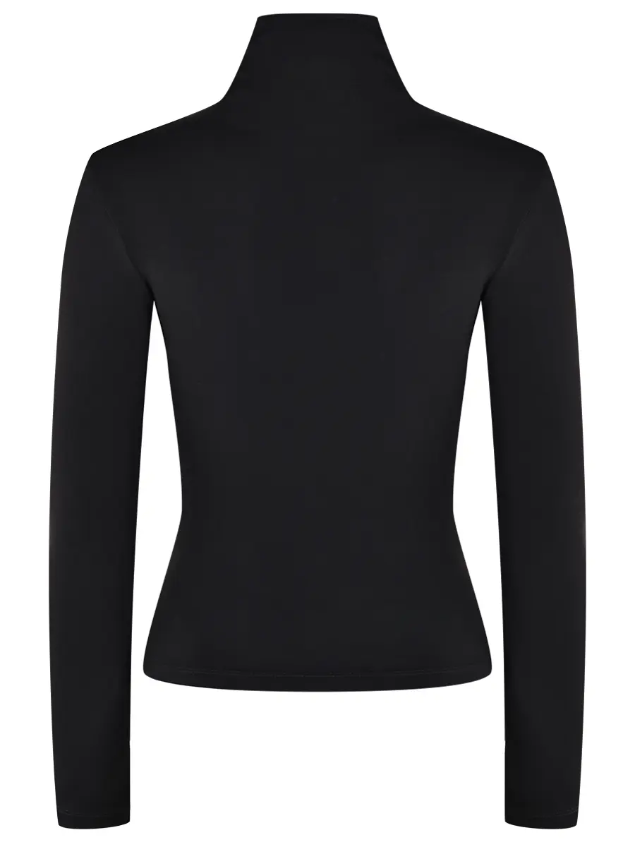 Водолазка однотонная