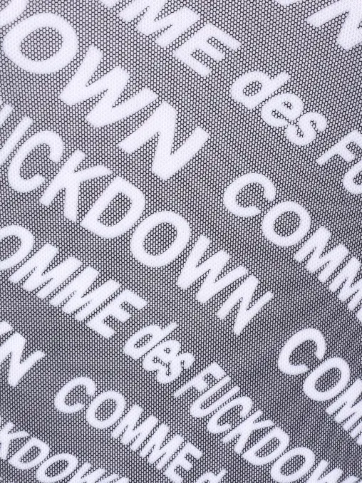 Футболка с принтом COMME DES FUCKDOWN