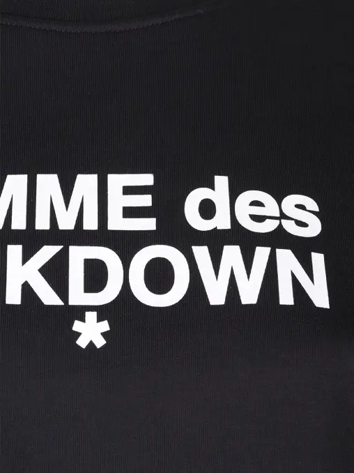 Толстовка хлопковая COMME DES FUCKDOWN