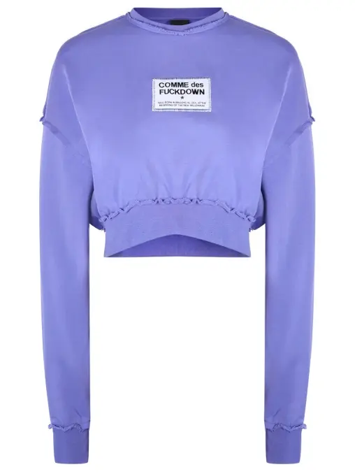 Толстовка хлопковая COMME DES FUCKDOWN