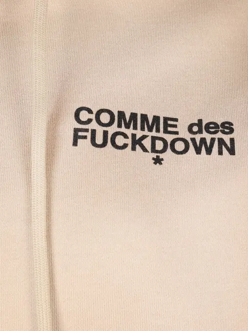 Худи хлопковое COMME DES FUCKDOWN