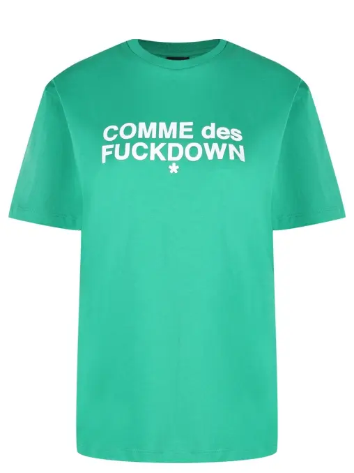 Футболка хлопковая COMME DES FUCKDOWN