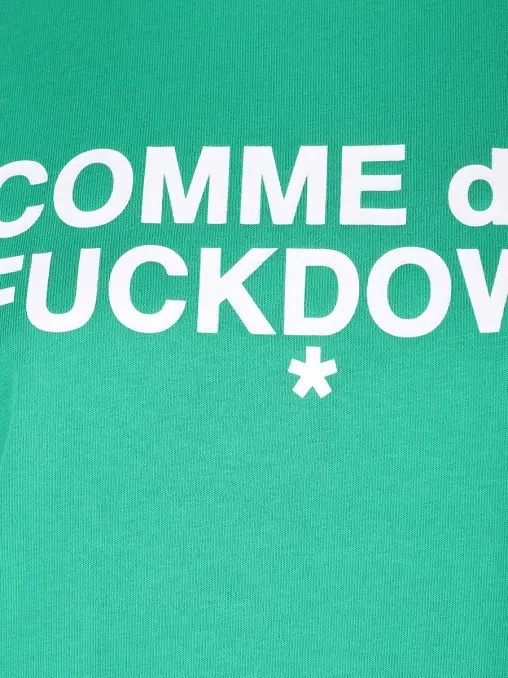 Футболка хлопковая COMME DES FUCKDOWN
