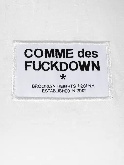 Футболка хлопковая COMME DES FUCKDOWN