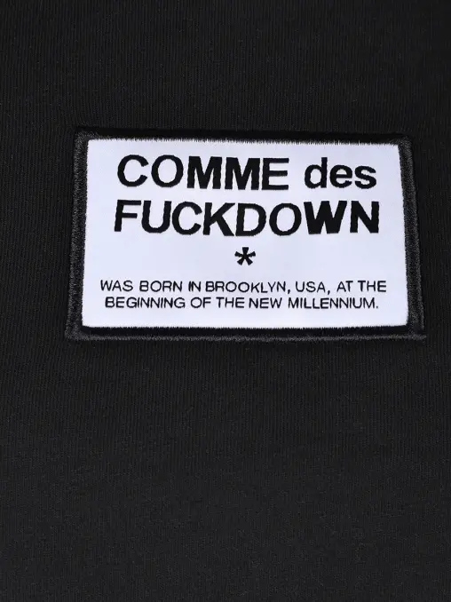 Худи хлопковое COMME DES FUCKDOWN