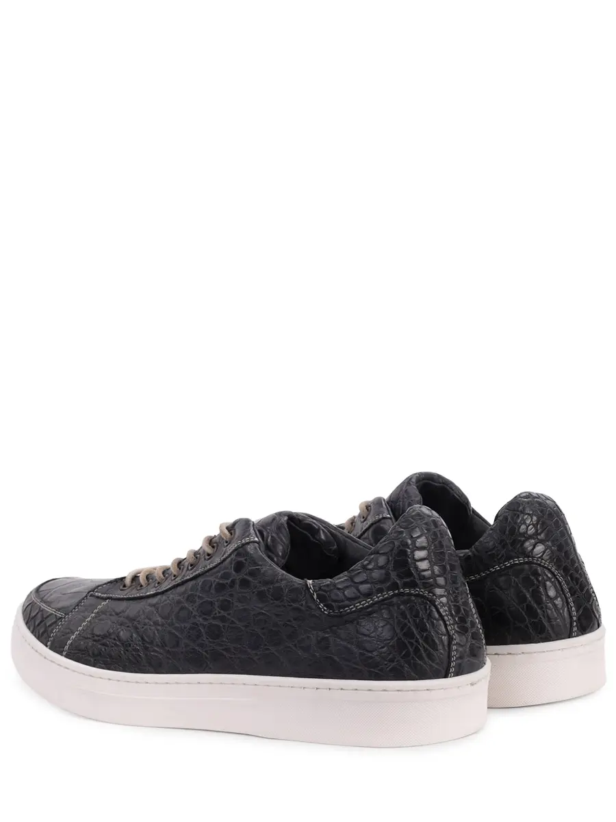 Кеды из кожи крокодила