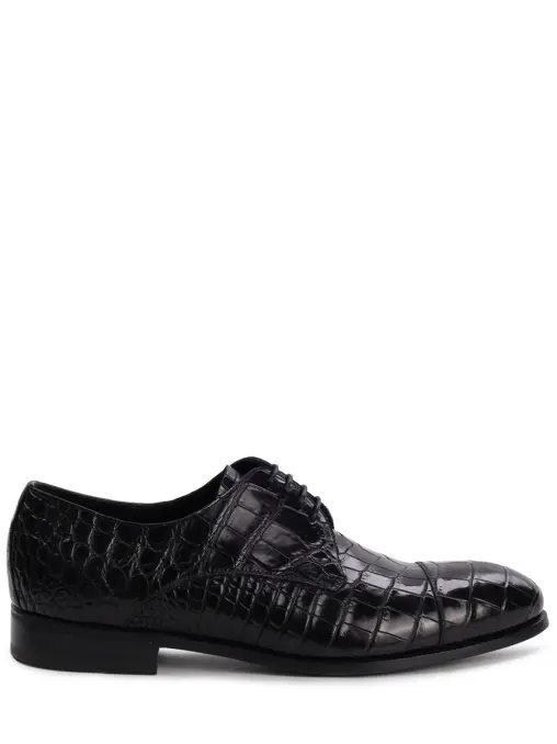 Дерби из кожи крокодила DAMI