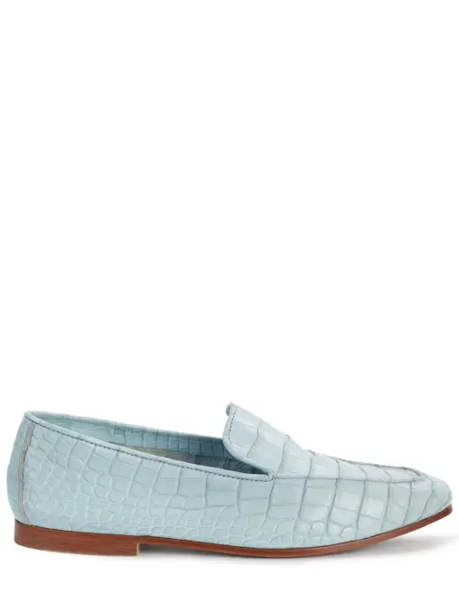 Лоферы из кожи крокодила DAMI