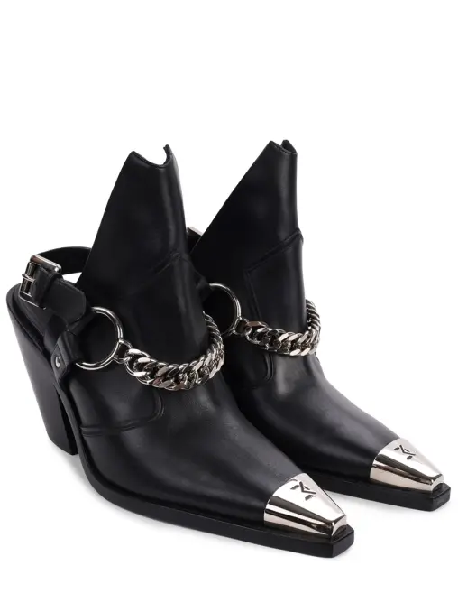 Ботильоны кожаные DAVID KOMA