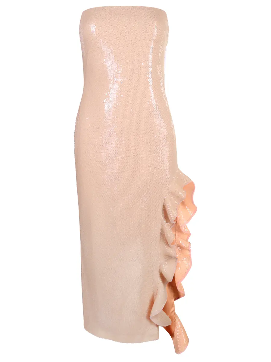 Платье с пайетками