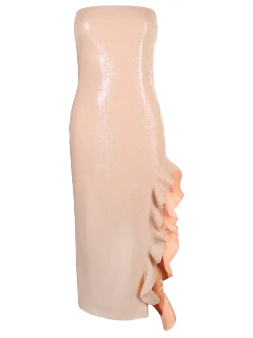 Платье с пайетками DAVID KOMA