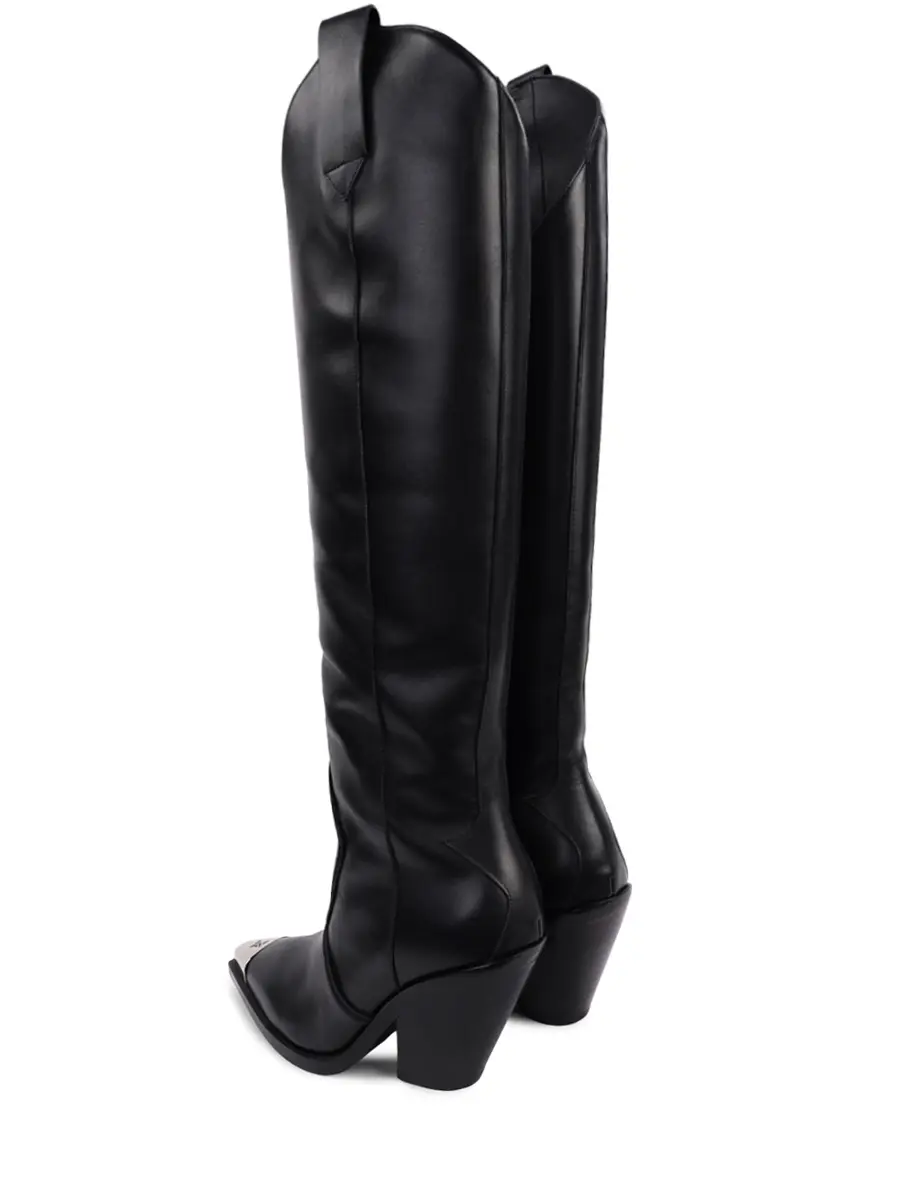 Сапоги кожаные