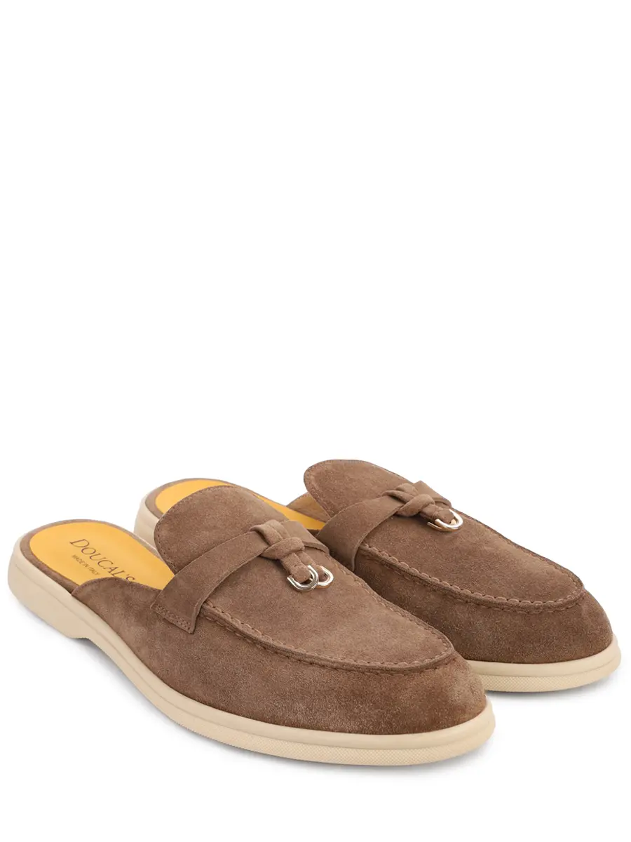 Мюли замшевые