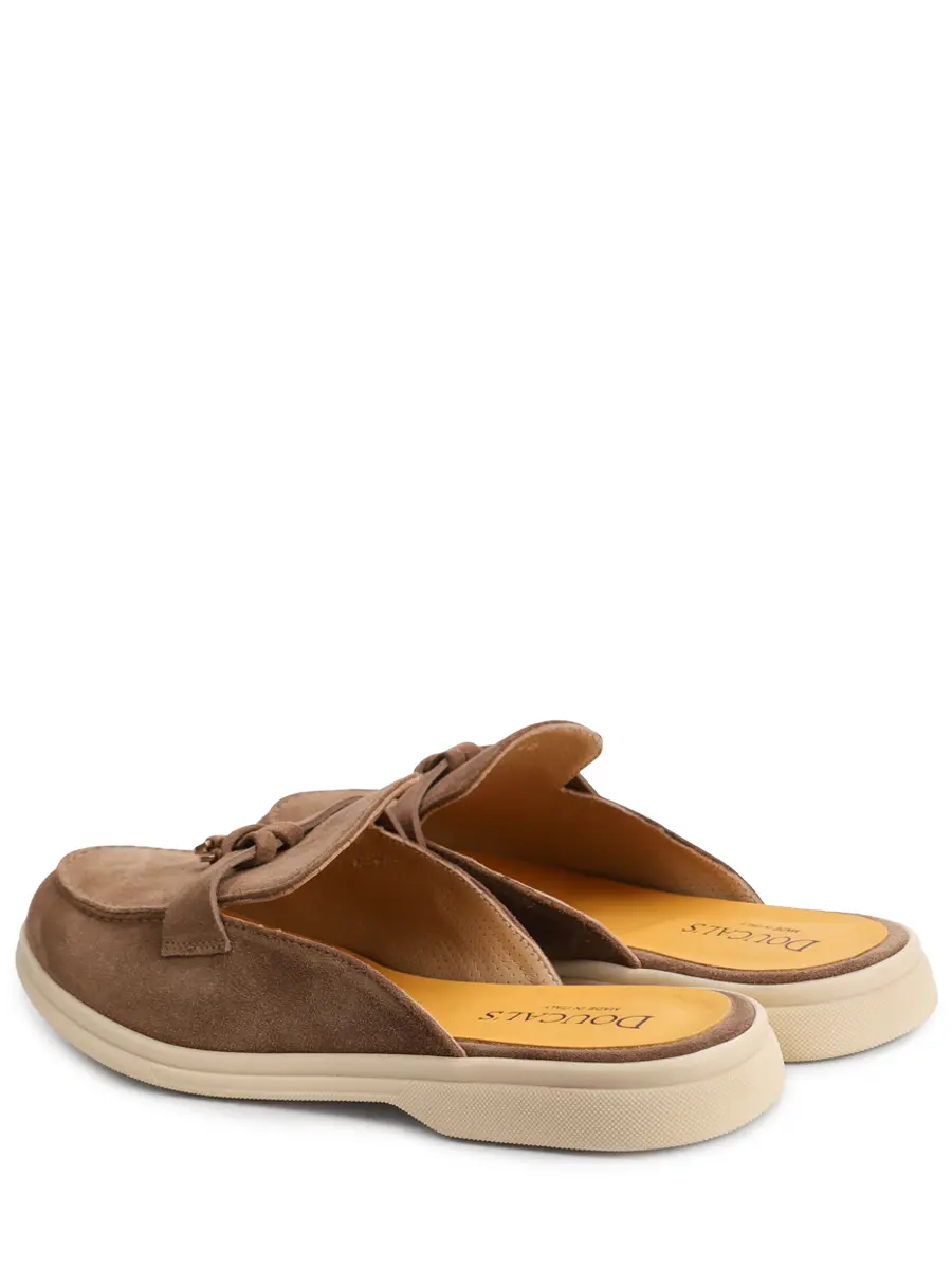 Мюли замшевые