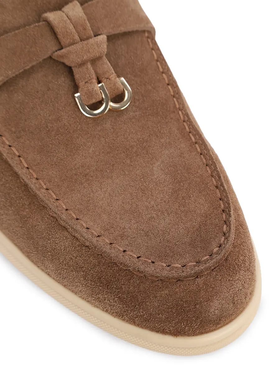 Мюли замшевые