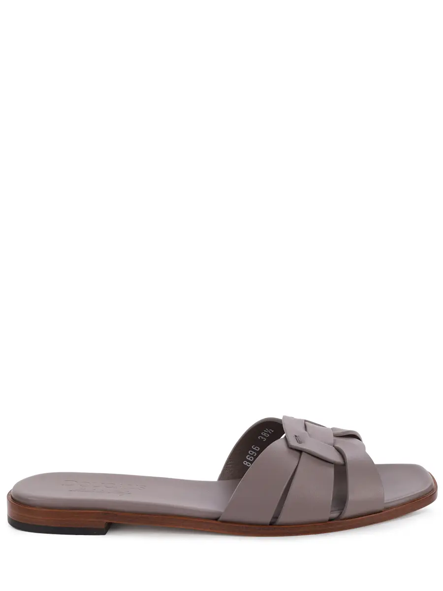 Шлепанцы кожаные