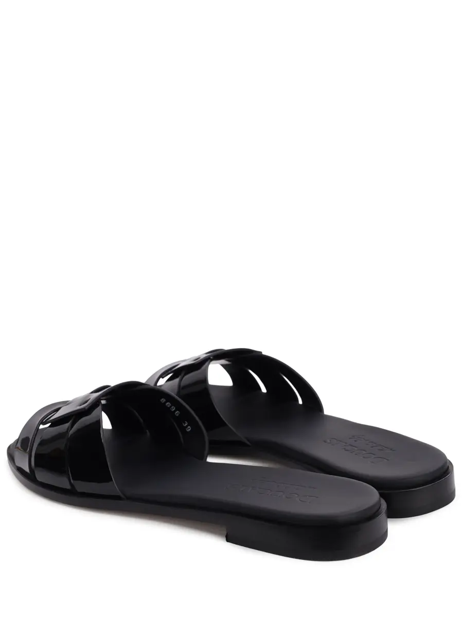 Шлепанцы кожаные