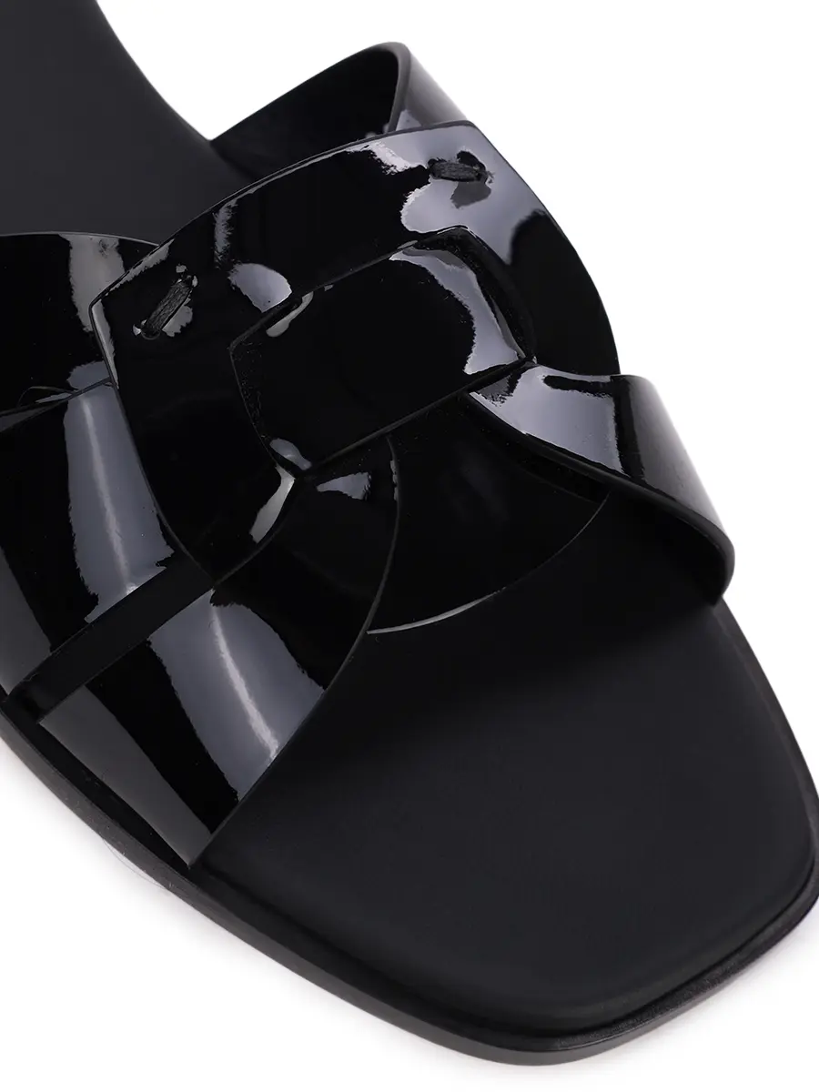 Шлепанцы кожаные