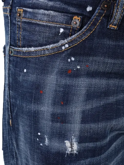 Джинсы Slim Fit хлопковые DSQUARED2