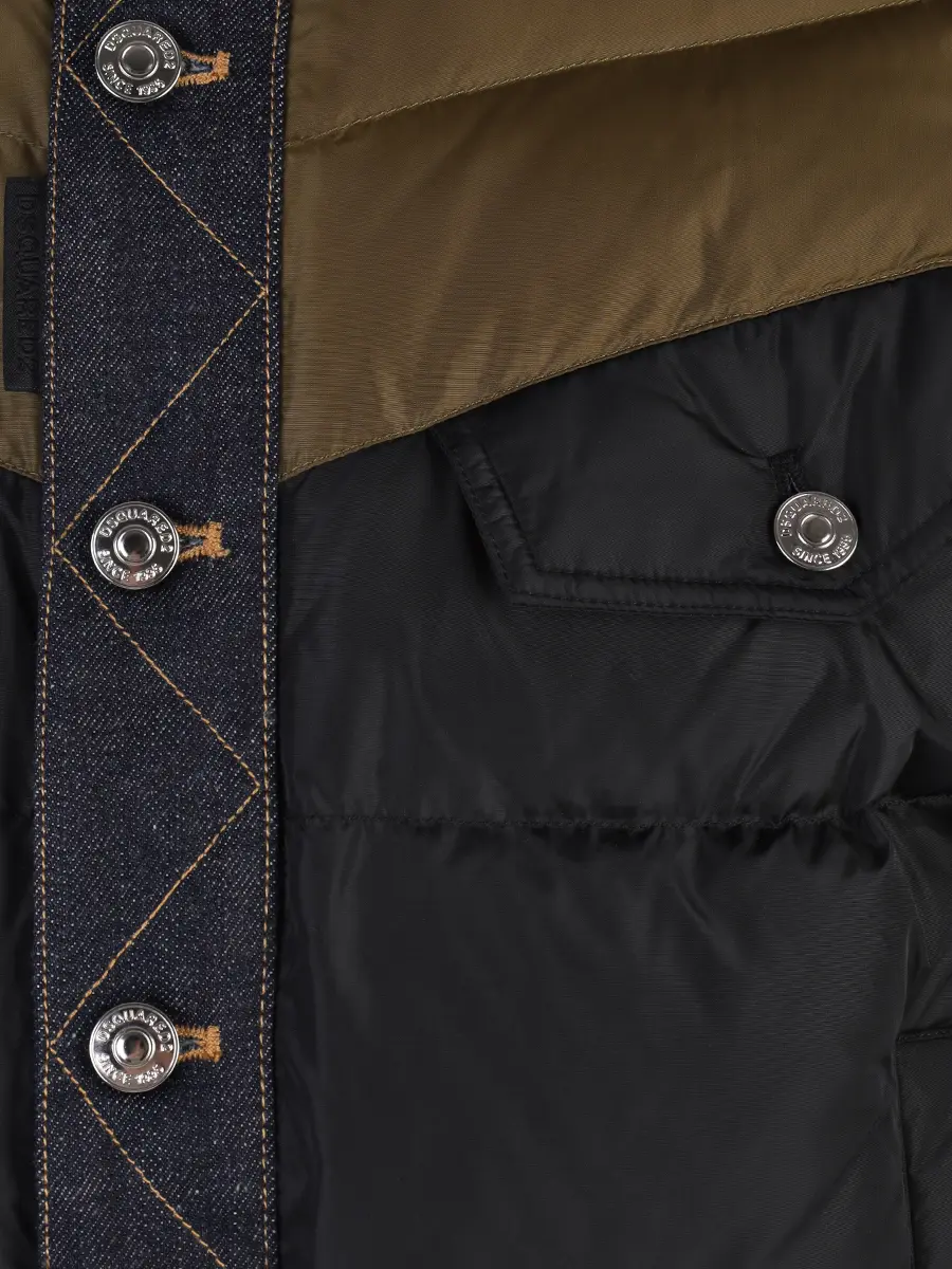 Пуховик стеганый