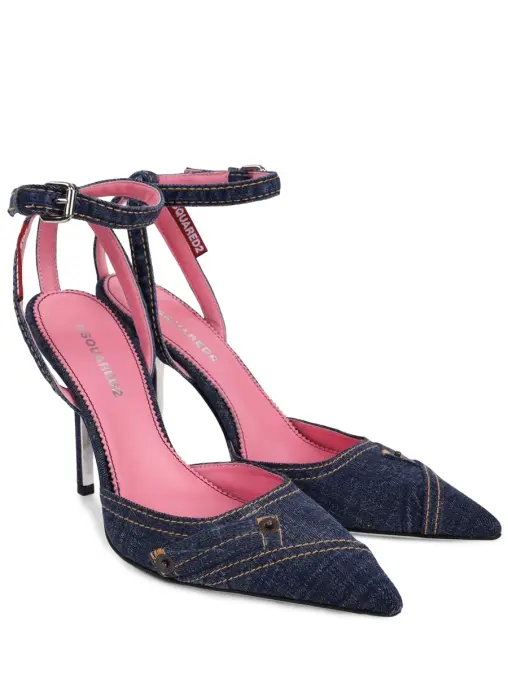 Босоножки джинсовые DSQUARED2