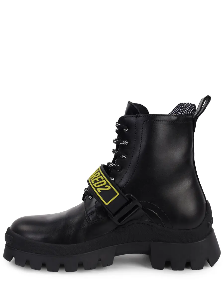 Ботинки кожаные