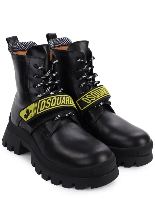 Ботинки кожаные DSQUARED2