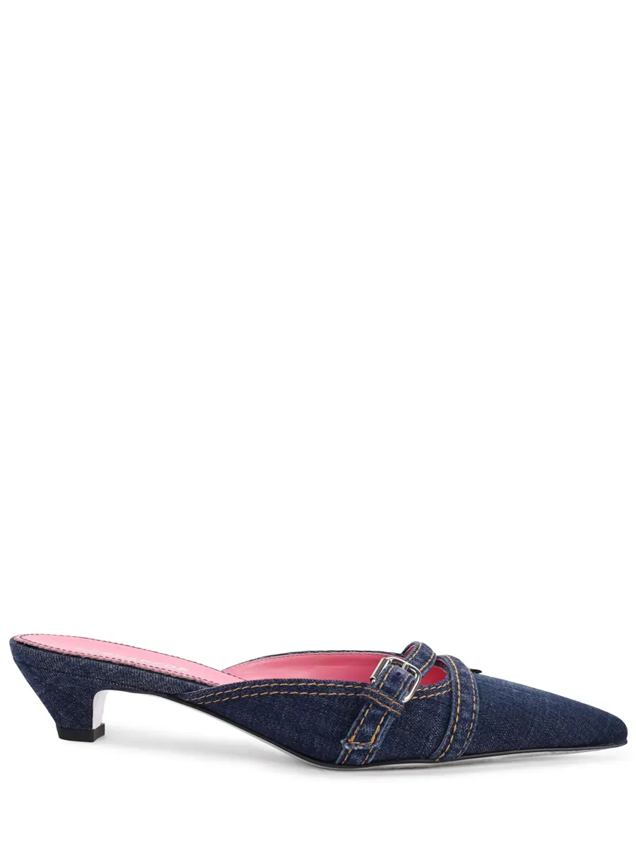 Мюли джинсовые