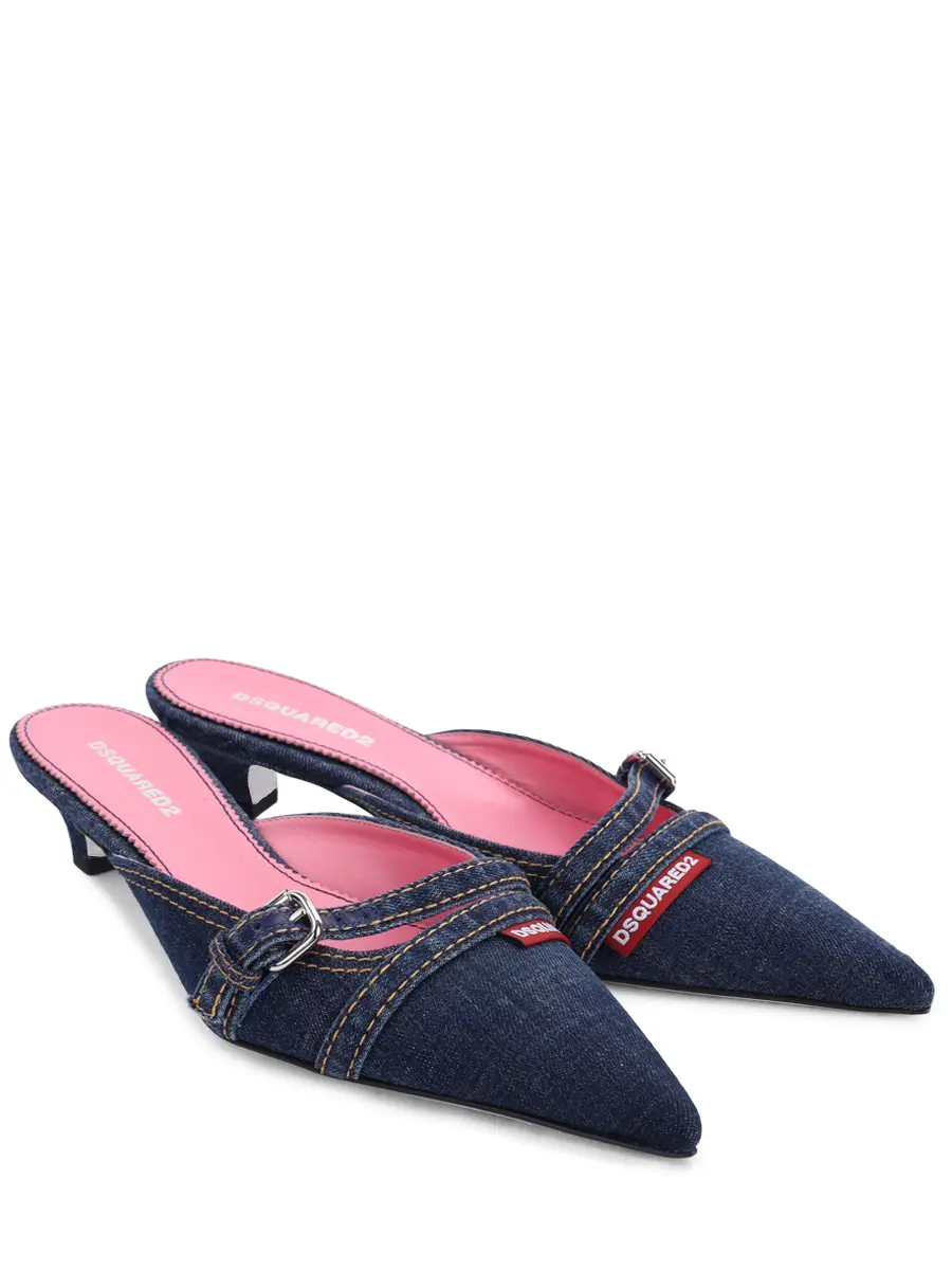 Мюли джинсовые