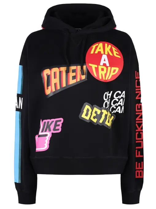 Худи хлопковое DSQUARED2