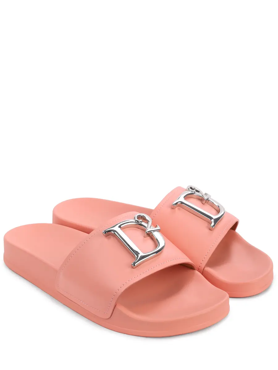 Шлепанцы кожаные