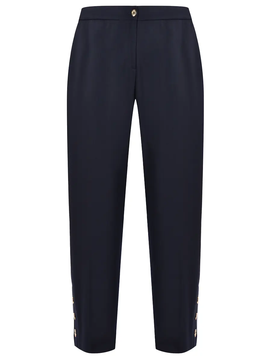 Брюки однотонные