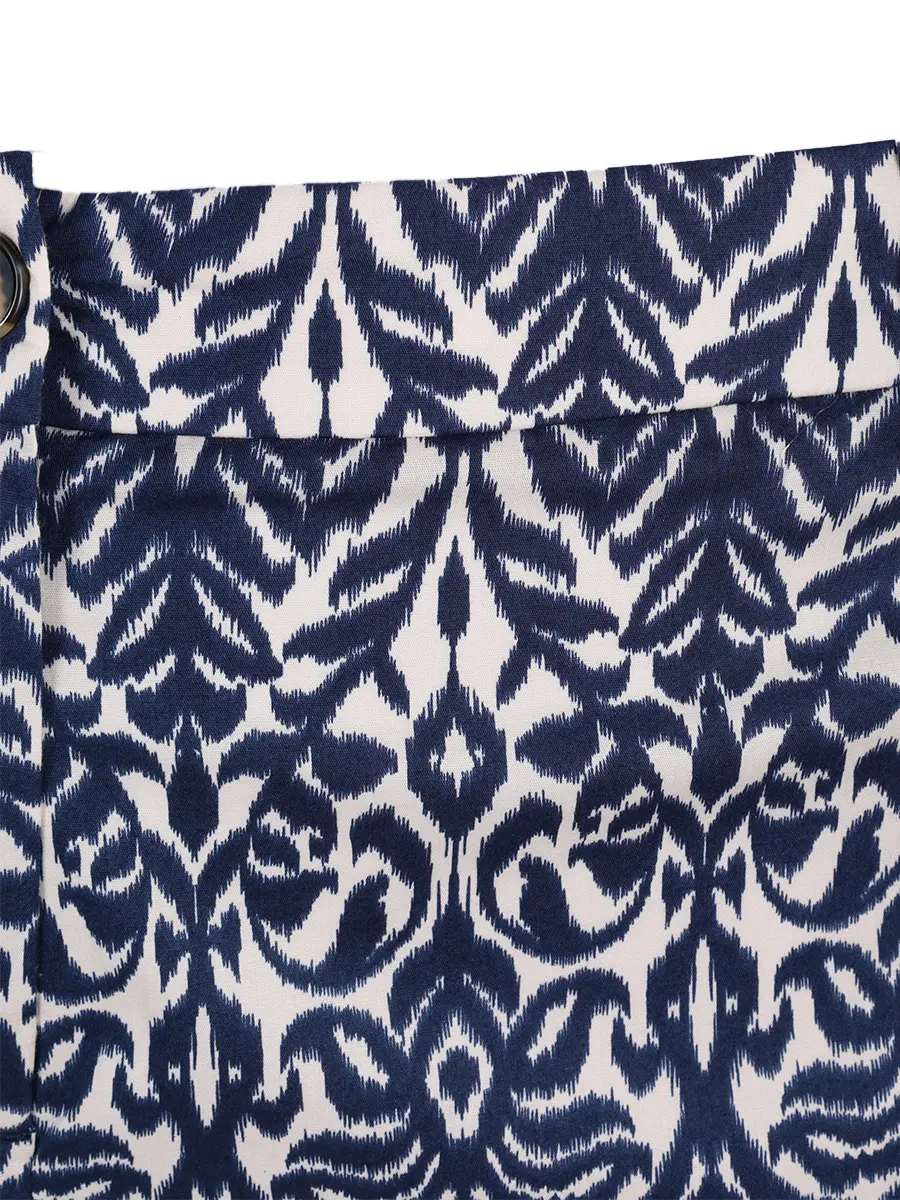 Брюки с принтом